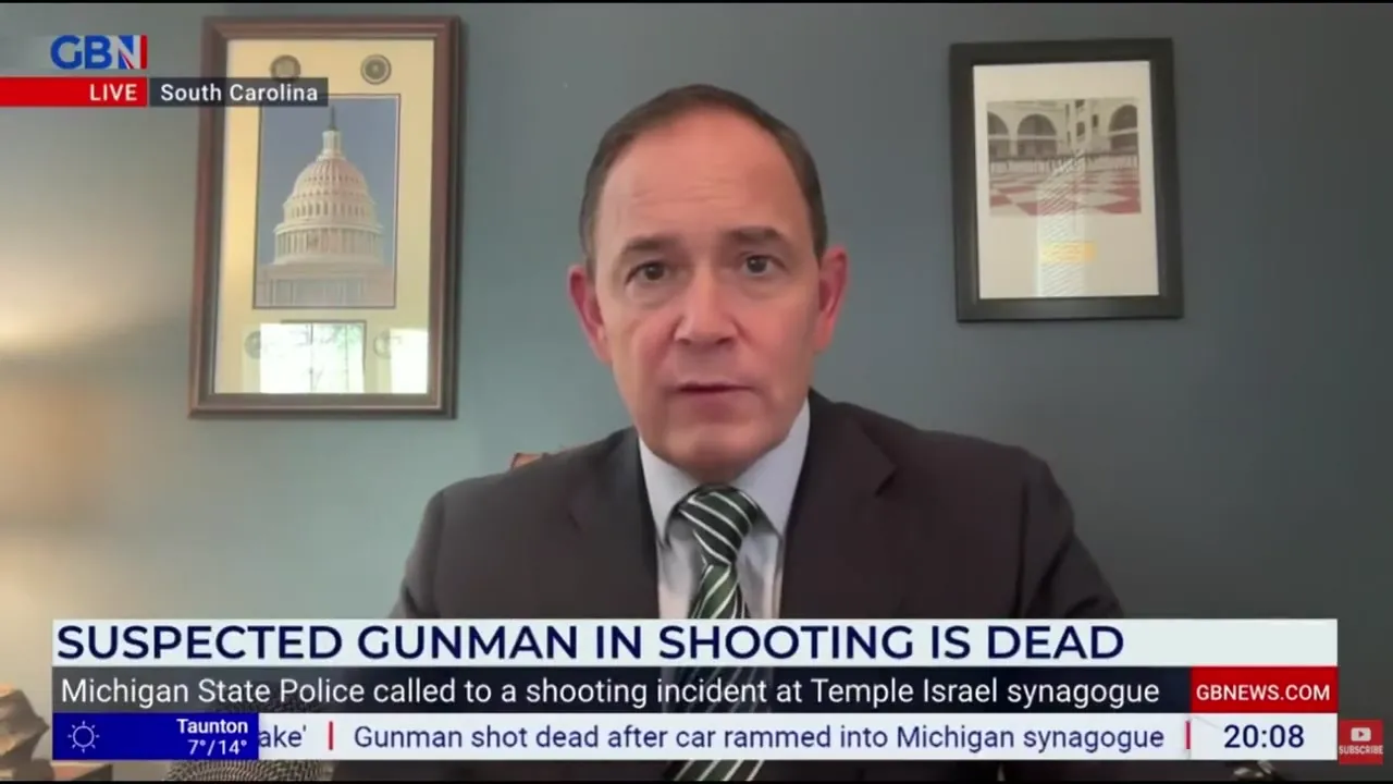 Michigan Israel Synagogue Attack - James Hamilton on BBC News